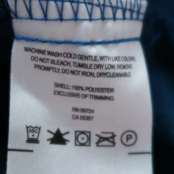 Columbia Mens Fleece Jacket Casual Drawstring Waist Zip Up Checkered Blue - Picture 11 of 16